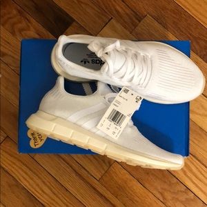 White Women’s Adidas Swift Run